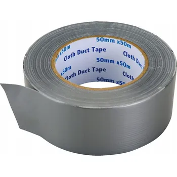 Opravná lepicí páska univerzální voděodolná SILNÁ 50 m x 50 mm ŠEDÁ