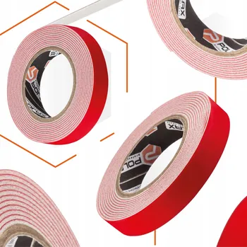 Oboustranná pěnová páska bílá 15mm x 5m Polax