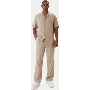 Pánská košile Emporio Armani Košile EM000593 AF20590 U6213 Béžová Regular Fit S