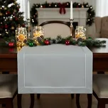 Dekorační ubrus - běhoun na stůl EDGAR šedá 40x160 cm Mybesthome