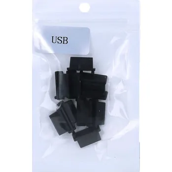 Datové redukce Záslepka do konektoru TopQ USB-A černá 10ks