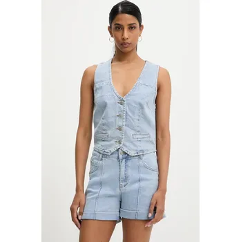 Dámská vesta Džínová vesta Answear.LAB N2654.hak modrá 55J, vel. S