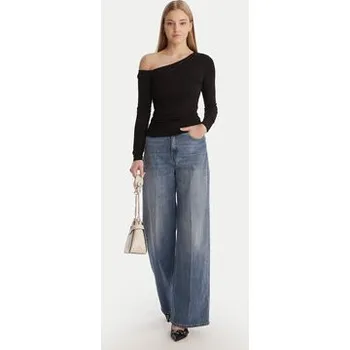 Dámské oblečení Guess Halenka W6RP02 KC1J2 Černá Regular Fit XXL