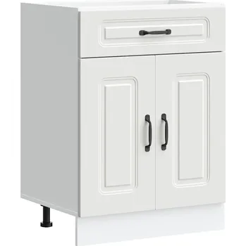 Kuchyňská skříňka Bílá kuchyňská skříňka Kalmar 60 x 46 x 81,5 cm s nastavitelnými nožičkami