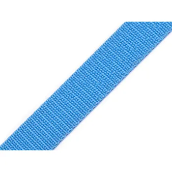 Popruh polypropylenový šíře 25 mm tloušťka 1 mm, střední, 51 modrá sytá