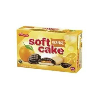 Soft Cake piškoty s čokoládovou polevou a pomerančovou náplní 300g