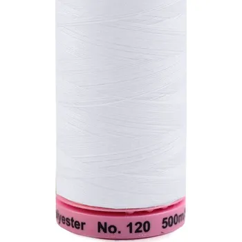 Nit Polyesterové nitě návin 500 m Aspo Amann, střední, 2000 White