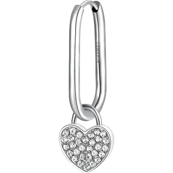 Náušnice Romantická single náušnice s krystaly 2v1 Chakra BHKE121 Brosway