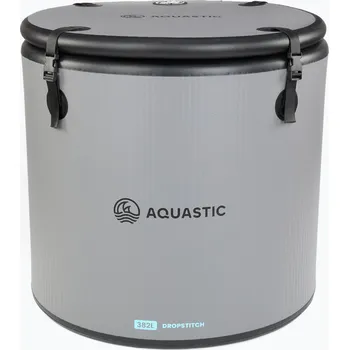 Bazén Bazén na otužování AQUASTIC BrrFree 382 l dropstitch grey