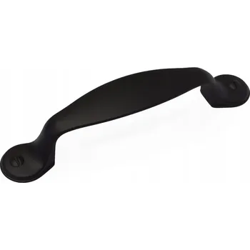 Nábytkové kování Nábytková úchytka CLIO C-1973, černá matná, 96 mm