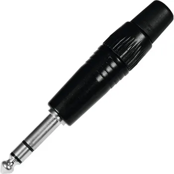 Elektrický konektor Neutrik jack samec 6,3 mm, stereo, kovový NP3C