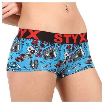 Kalhotky Dámské kalhotky Styx art s nohavičkou hudba (IN1558) L