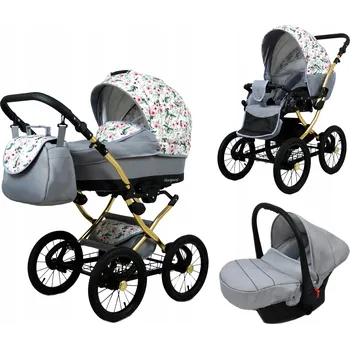 Kočárek Dětský kočárek 3v1 BabyLux Margaret