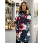 Dámská prodloužená mikina premium ALTISPORT VOJ/ALW117MI06 LILIE-DARK XL