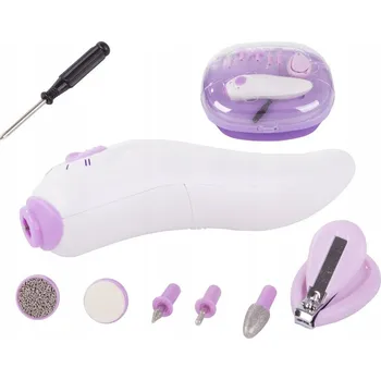 Sada na nehty bruska, kleštičky, manikúra, pedikúra, příslušenství 7v1