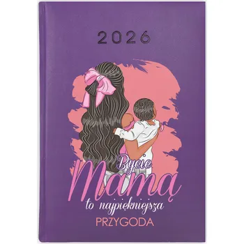 Kalendář Knižní kalendář 2026 A5 FunnyCase fialový