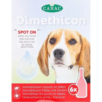 Antiparazitikum pro psa Kapky pro PSY proti Blechám, Klíšťatům a Parazitům Canac 6 dávek x 1ml k aplikaci na kůži