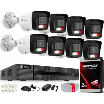 Bezpečnostní kamera IP Monitorovací Sada 8 Kamer 6Mpx PoE IPC-B160HA-LU HiLook Aplikace Audio