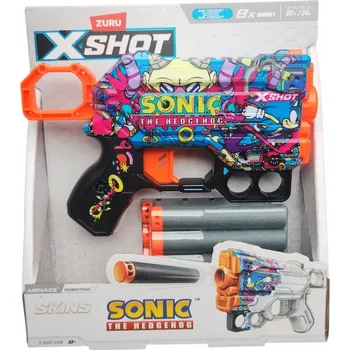 Dětská zbraň Pistole na šipky Raketomet Zuru X-shot SKINS MENACE 8 ran ROBOTNÍK