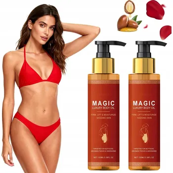 Tělový olej 2 Kusy Zpevňující a Hydratační Tělový Olej 100 ml