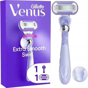 Gillette Venus Extra Smooth Holicí strojek s 5 břity + rukojeť + 1 náhradní hlavice
