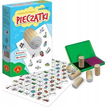 Dětské razítko RAZÍTKA PRO VÝUKU, SADA RAZÍTEK PRO DĚTI + SAMOLEPKY, KREATIVNÍ HRAČKA