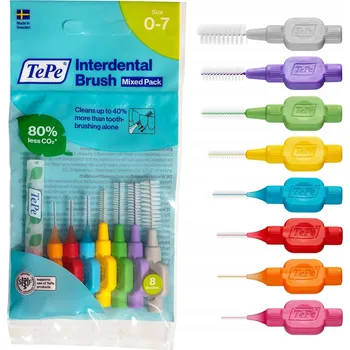 Zubní kartáček Tepe mezizubní kartáčky Normal Start Mix 2 x 8 ks