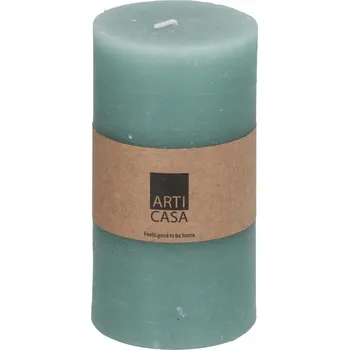 Svíčka Modrá DEKORATIVNÍ svíčka tradiční STOLNÍ svíčka 7x13cm