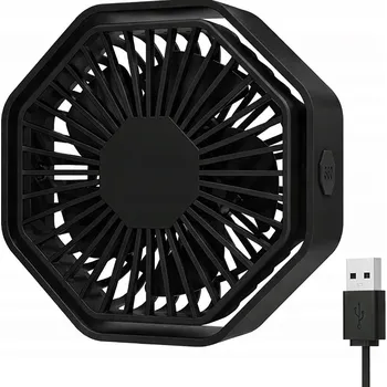 Domácí ventilátor Bigqin USB Stolní Ventilátor Mini 360° 3 Rychlosti Tichý Zelený