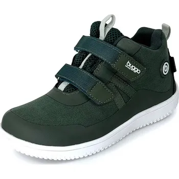 Chlapecké polobotky dětské celoroční barefootové boty s membránou BUGGA OSCAR Green B00191-19 Velikost: 29