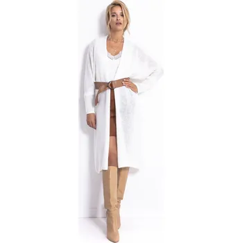 Dámský svetr TopMode Jemný midi kardigan s vlnou 576841