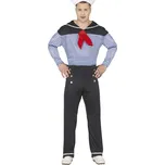 Pánský kostým námořník s čepicí - M
