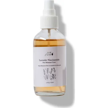 Odličovač 100% Pure Zklidňující levandulové tonikum s niacinamidem pro redukci pórů 100 ml
