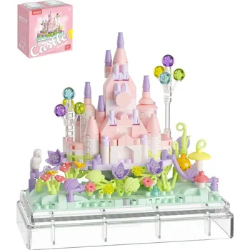 ostatní stavebnice Stavebnice mini KOCO Letní hrad 412 dílků v průhledném boxu plast