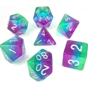 Příslušenství k deskovým hrám imago Sada kostek Aurora, barva modrá