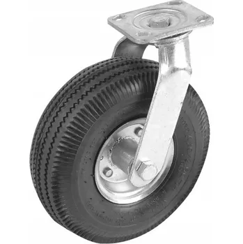 Pojezdové kolečko Otočné transportní kolečko s destičkou 25 cm, nosnost 136 kg