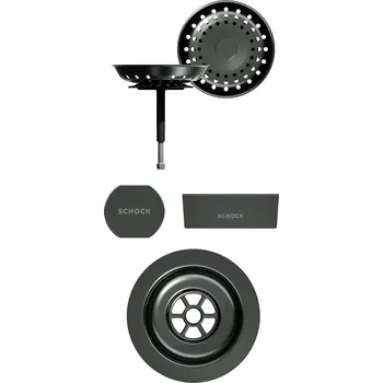 Kuchyňský dřez Části dřezu v provedení Gunmetal brushed, Schock 400075GUB