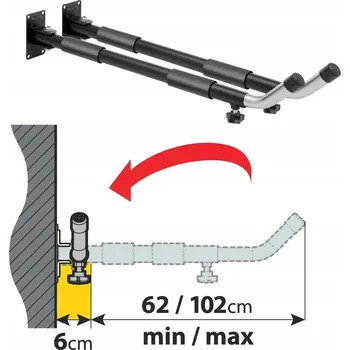 Střešní box Nordrive Nástěnný držák na střešní box