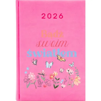 Kalendář Knižkový kalendář 2026 A5 FunnyCase růžový