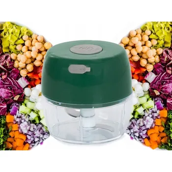 Kráječ na chleba Elektrický sekáček na zeleninu, cibule česnek bylinky, USB AKU