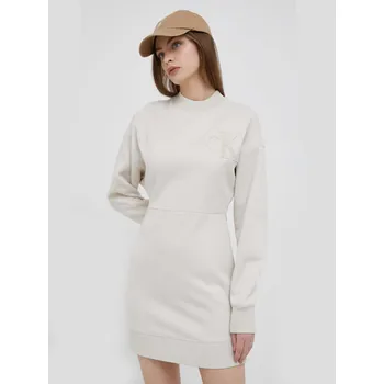 Dámské šaty Calvin Klein dámské béžové šaty 20007593-2005942