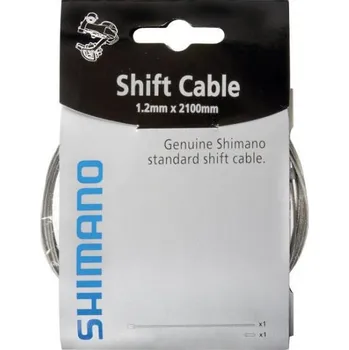 Shimano řadící lanko Dura-Ace 1.2x2100 mm nerez polymer