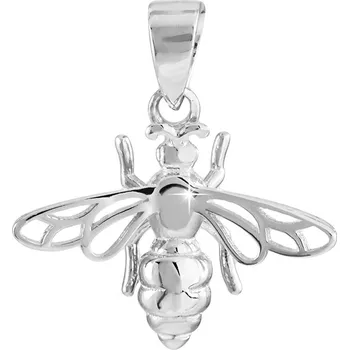 Přívěsek GEMMAX Plastický přívěsek Včelka z bílého zlata – zlatý šperk ryzosti 585/1000 v Dárkovém balení s Certifikátem GLPWN-33871