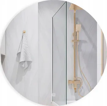 Zrcadlo Balneo Roco zrcadlo 100x100 cm kulatý s osvětlením s vyhřívací podložkou L0101010403-10