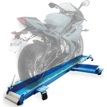 Plošinový vozík Plošina pro manipulaci s motocyklem 567 kg z odolné, robustní ocelové základny M19535