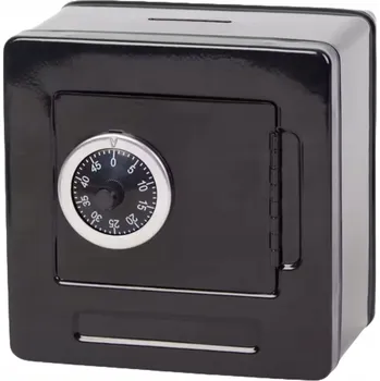 Trezor Mini trezor s číselným zámkem 13,5 x 11 x 13,5 cm kov Černý