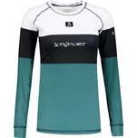 Dámské funkční termo triko s dlouhým rukávem premium ALTISPORT VOJ/ALW051TER01 BÍLOZELENÁ XS