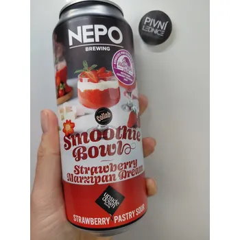 Pivo Upside Down/Nepo Straw. Marzipan Dream 6,5% 0,5l