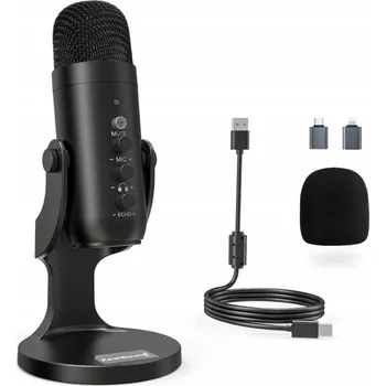 Mikrofon USB Mikrofon ZealSound K66 | Plug & Play | Kompatibilní s PC, PS5, Mac