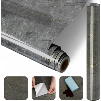 Tapeta Ochranná Fólie na zeď, Voděodolná, Samolepicí mramorová tapeta